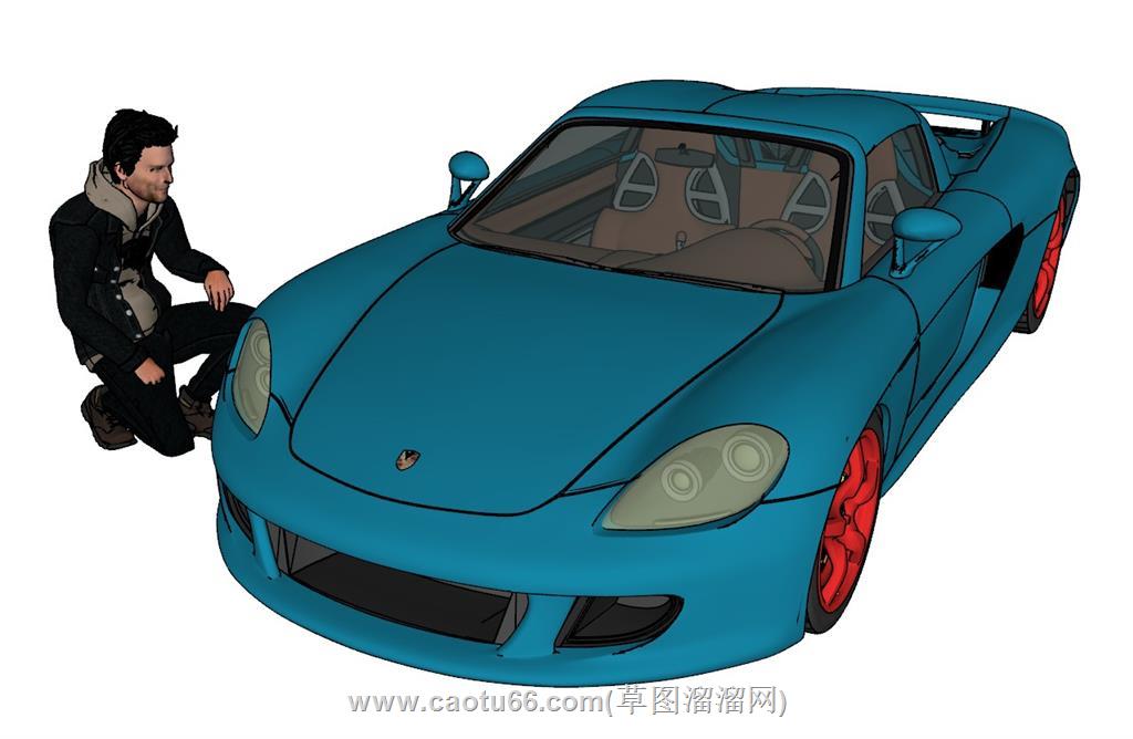 法拉利跑车SU模型