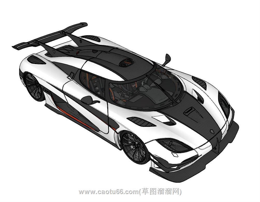 跑车豪车SU模型