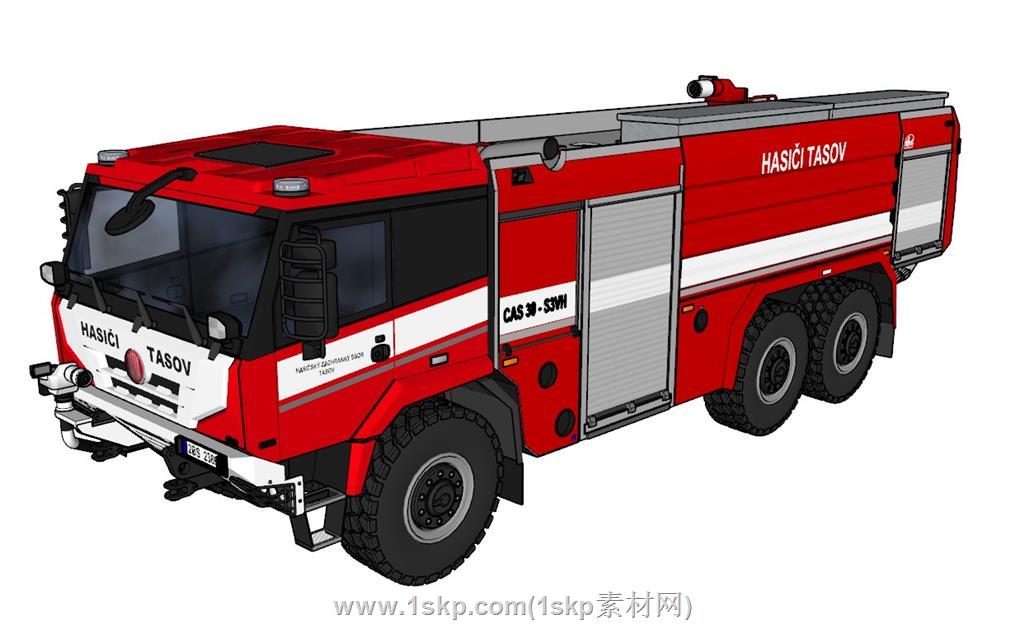 消防车SU模型