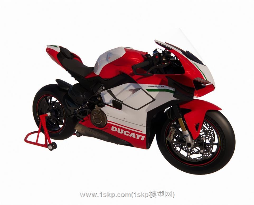 摩托车SU模型