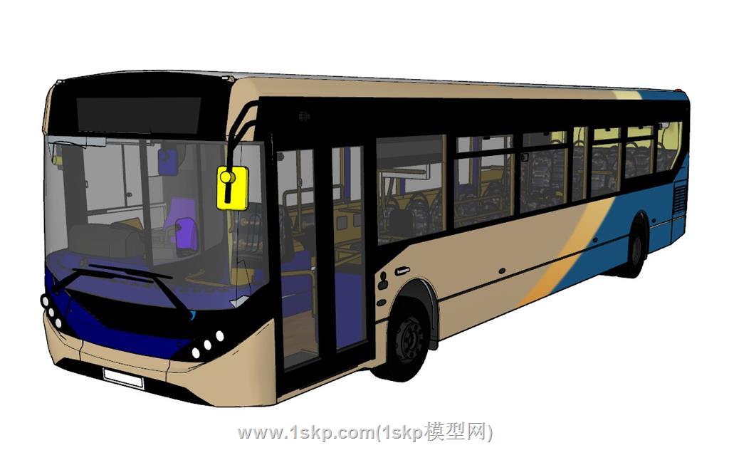 客车汽车SU模型