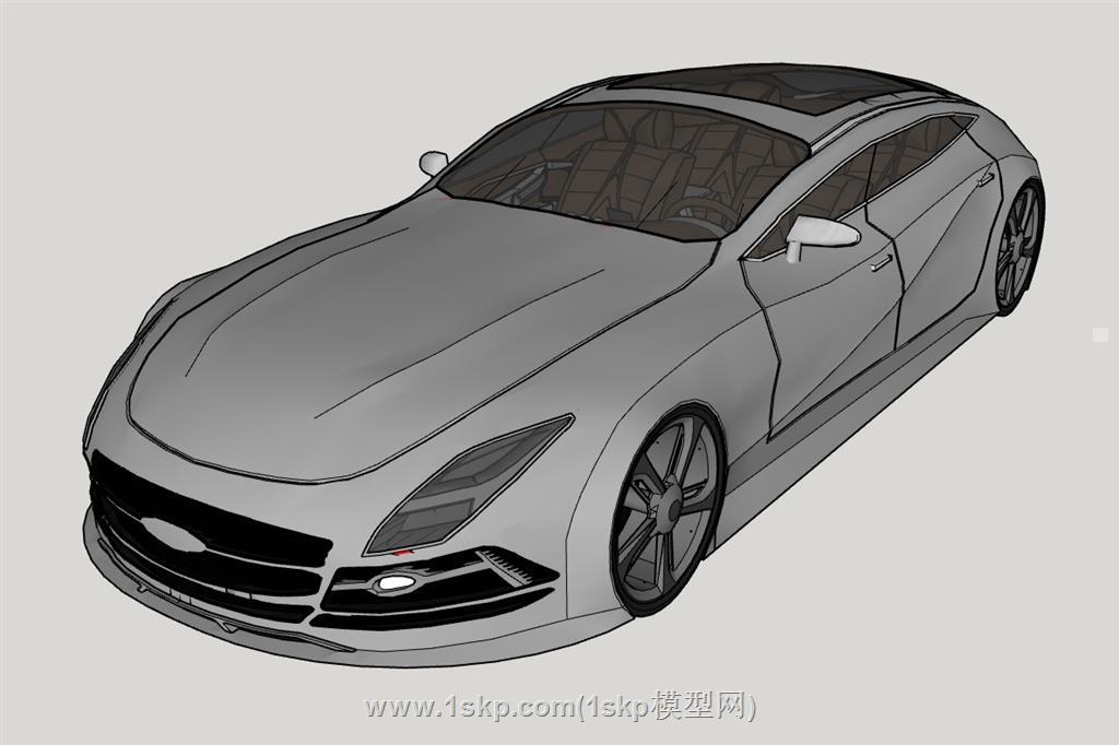 汽车跑车SU模型