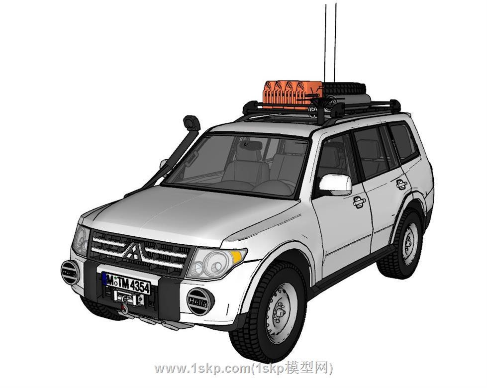 越野车汽车SU模型