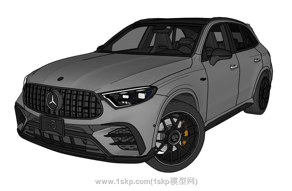 奔驰汽车SU模型