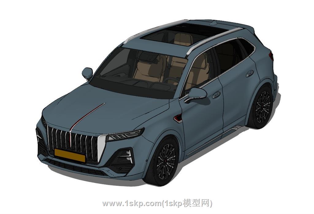 红旗HS5汽车SU模型