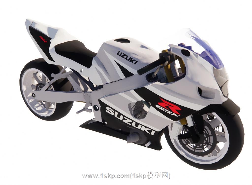 摩托车SU模型