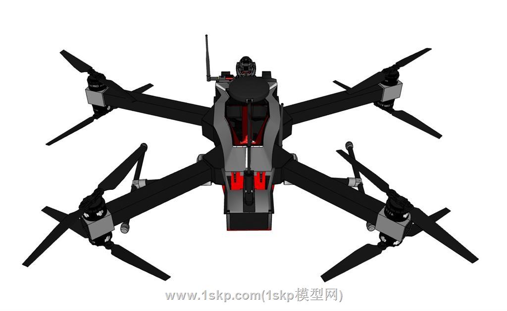 无人机SU模型