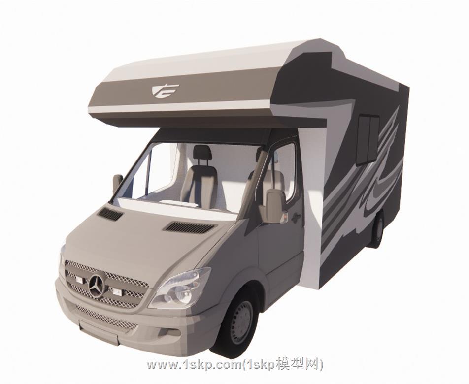 奔驰房车SU模型