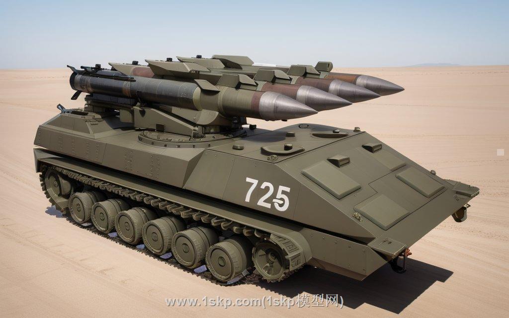 导弹车武器坦克SU模型