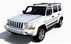 吉普车JEEP指挥官汽车SU模型