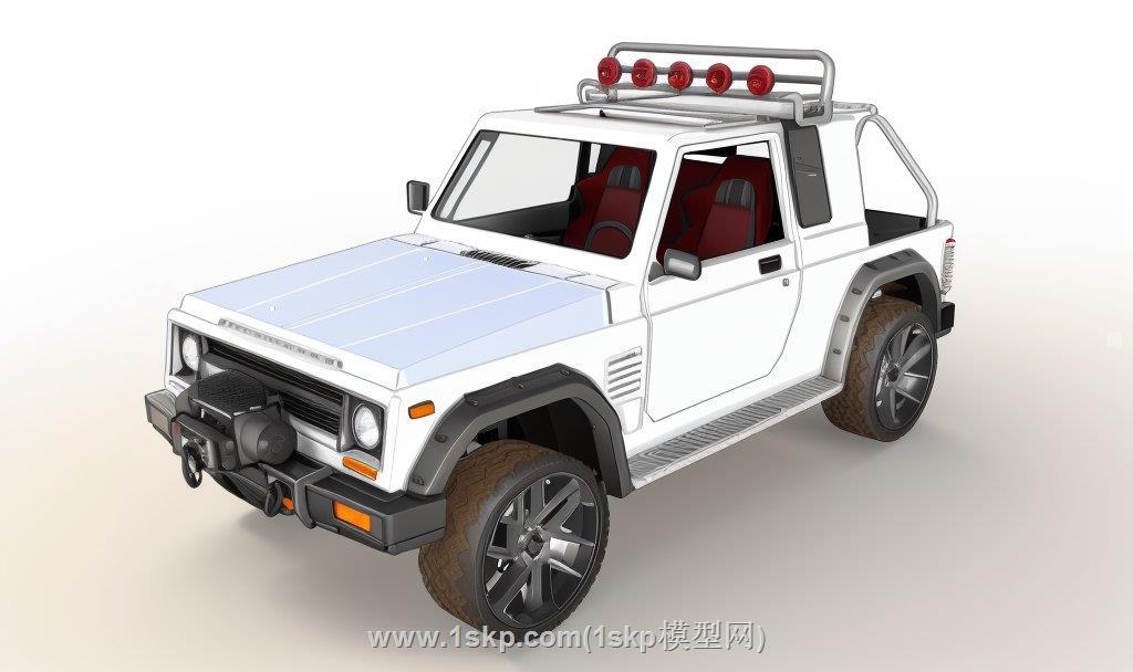 越野车汽车SU模型