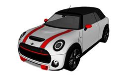 宝马MINICooper汽车SU模型