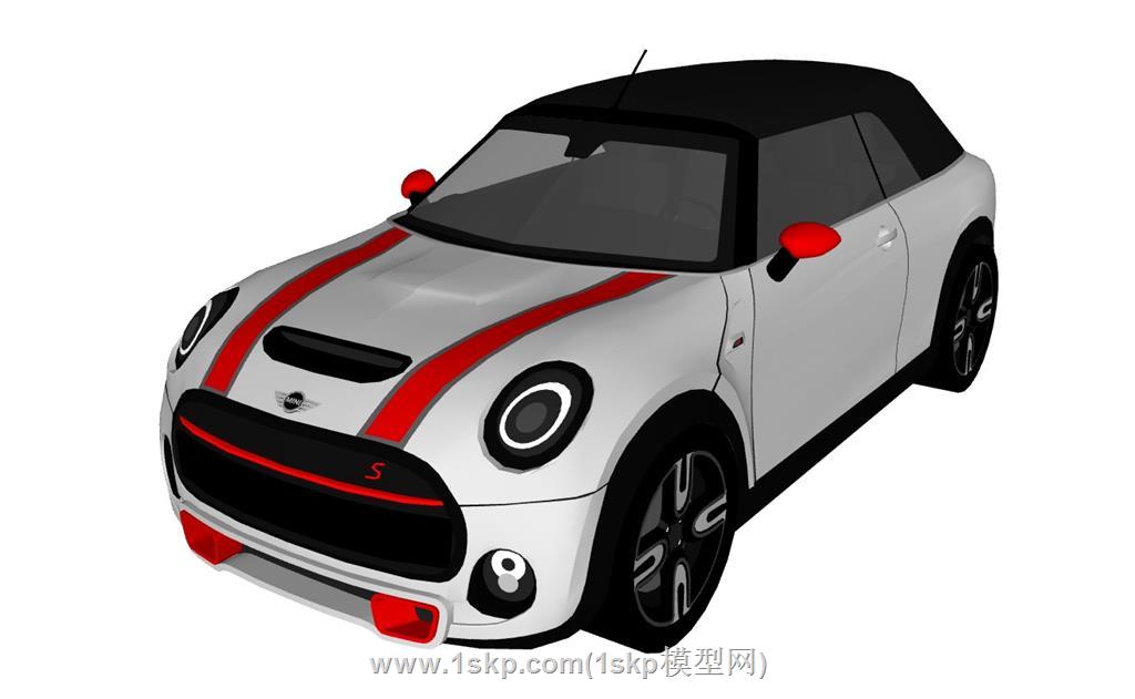 宝马MINICooper汽车SU模型