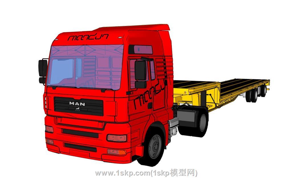 拖挂车卡车货车