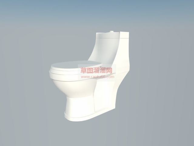 厕所马桶SU模型