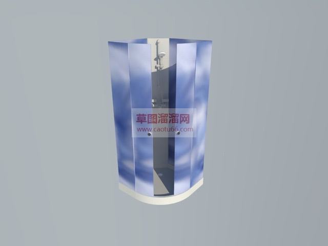 洗澡房浴室SU模型