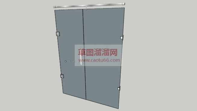 淋浴隔断草图SU模型