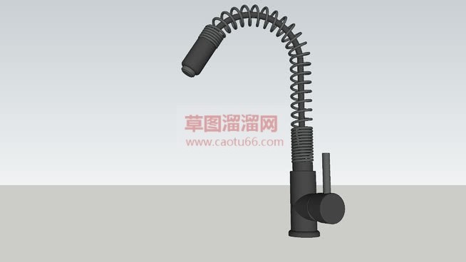 不锈钢洗手池SU模型