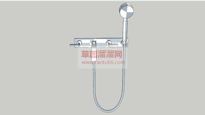 花洒淋浴浴室SU模型