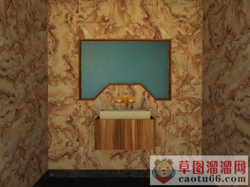浴室柜SU模型