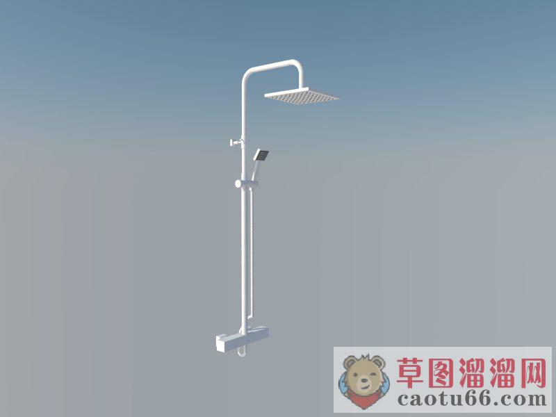 淋浴花洒SU模型