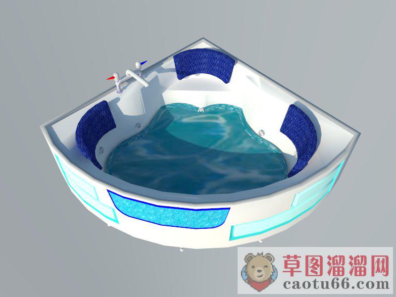 水力按摩浴缸SU模型