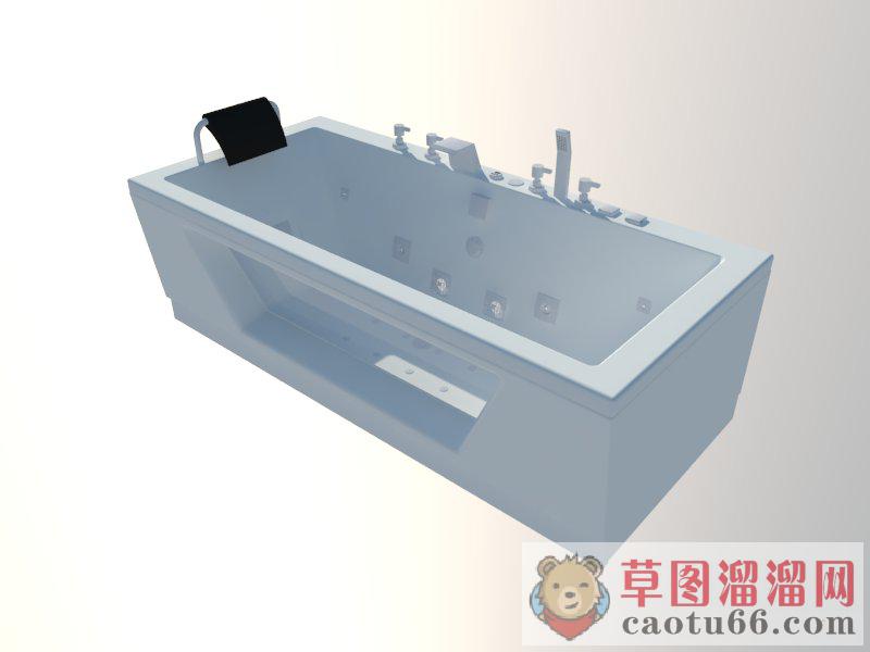 按摩浴缸SU模型