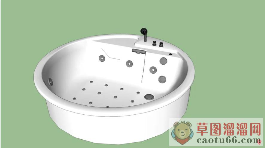 浴缸SU模型