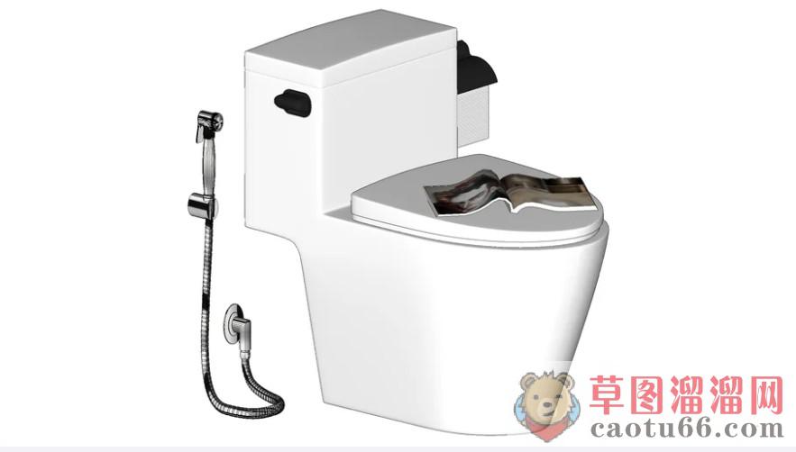 马桶SU模型