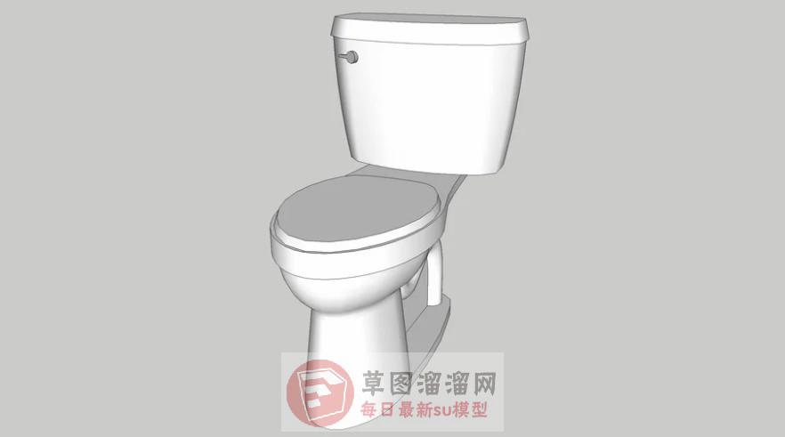 马桶SU模型
