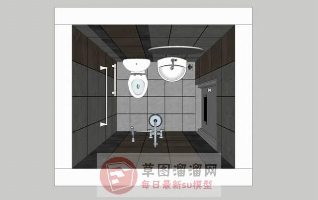 卫生间厕所SU模型