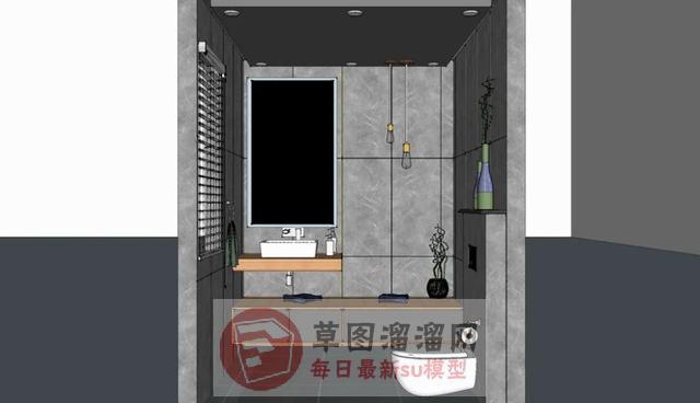 浴室间卫生间SU模型