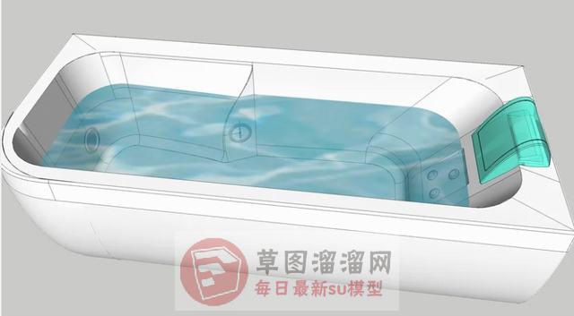浴缸SU模型