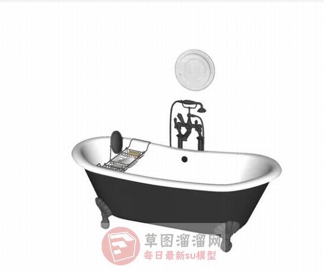 浴缸洗浴SU模型