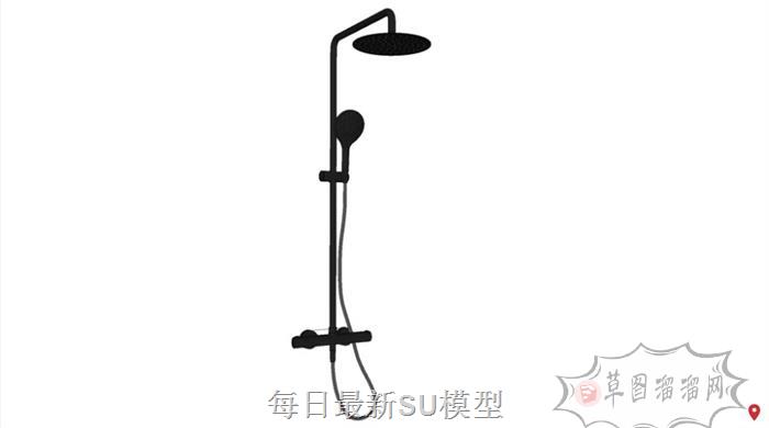 花洒喷淋浴卫SU模型