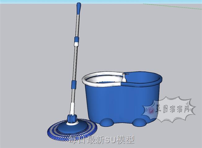 拖把洁具SU模型