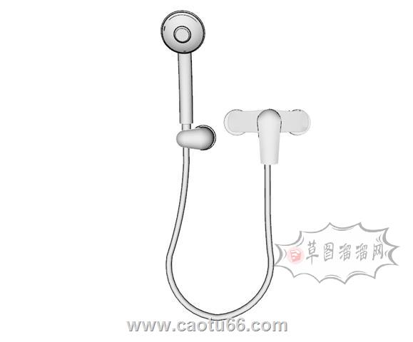 花洒喷头SU模型