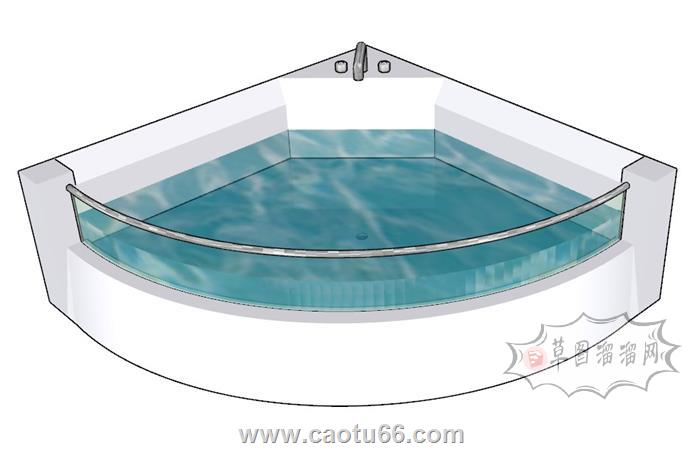 浴缸SU模型