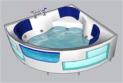 浴缸SU模型