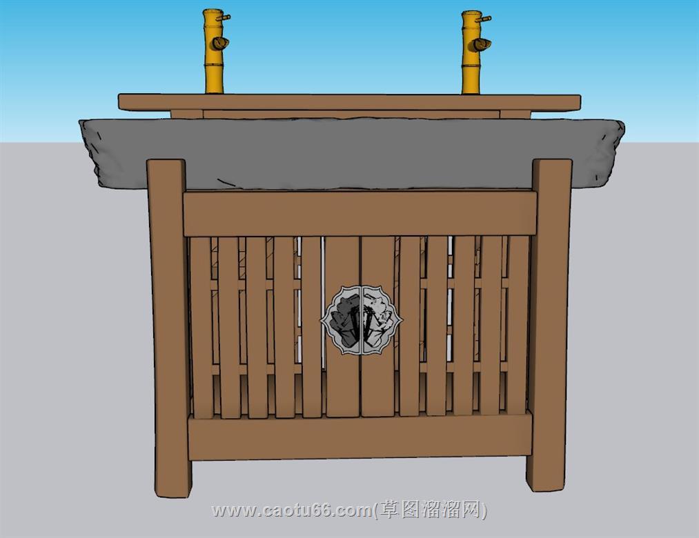 浴室柜SU模型