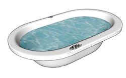 浴缸SU模型
