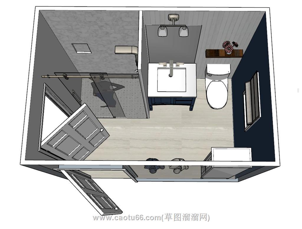 浴室SU模型