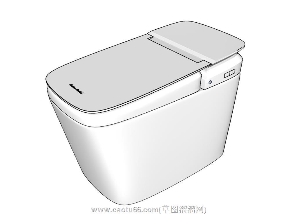 智能马桶SU模型
