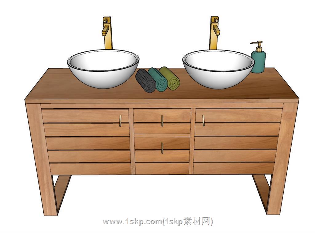 浴室柜家具SU模型