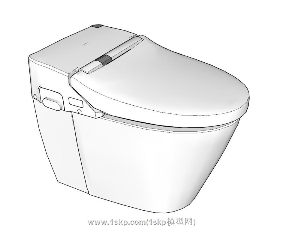 马桶SU模型