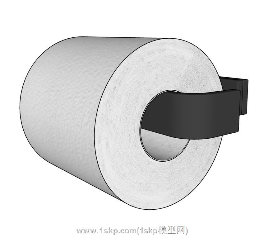 卷筒纸纸巾SU模型