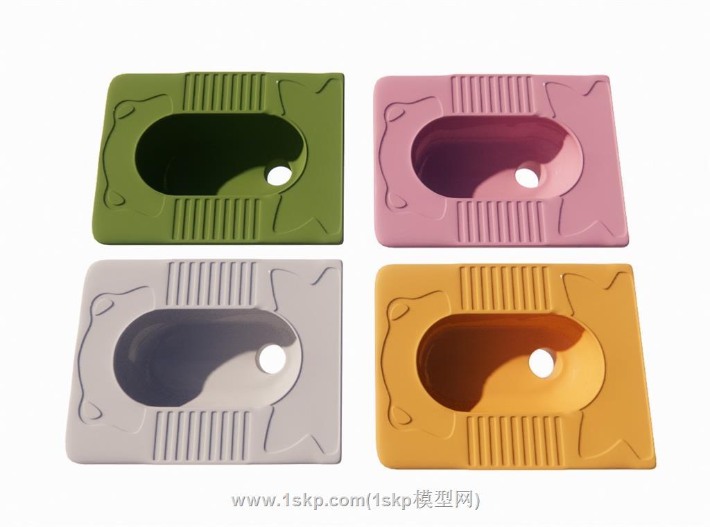 蹲厕SU模型