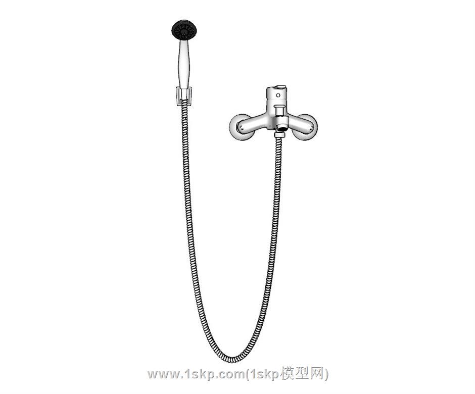 花洒SU模型