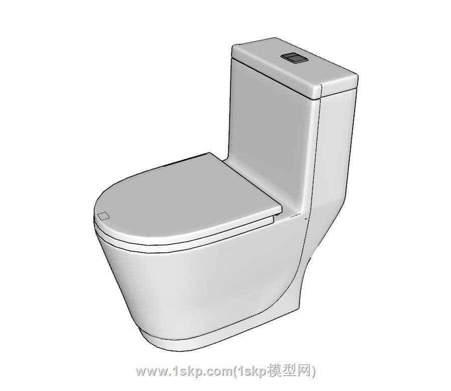 马桶SU模型