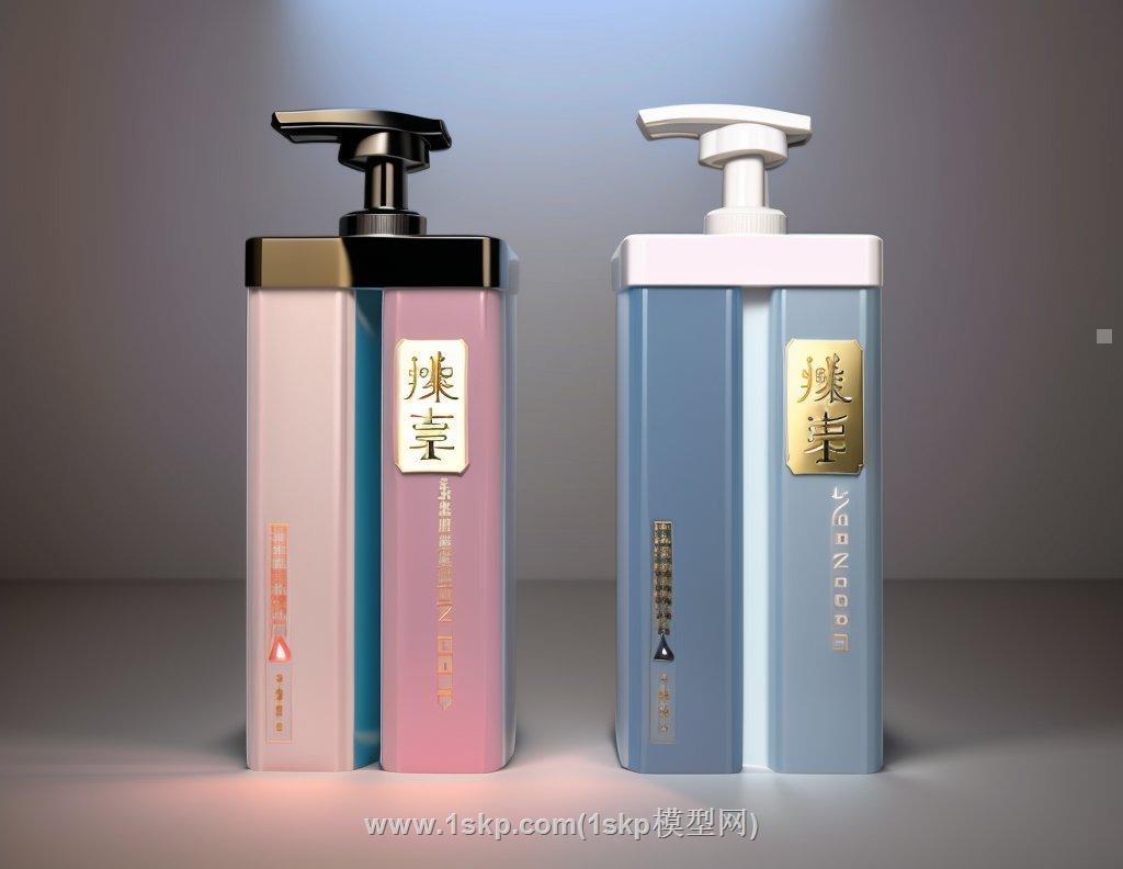 沐浴露沐浴乳洗发水SU模型